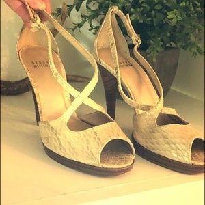 Stuart Weitzman Snakeskin Heels